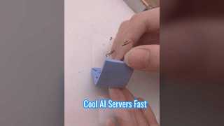 Bantalan celah termal silikon berkinerja tinggi Bule untuk pendinginan GPU CPU komputer server AI